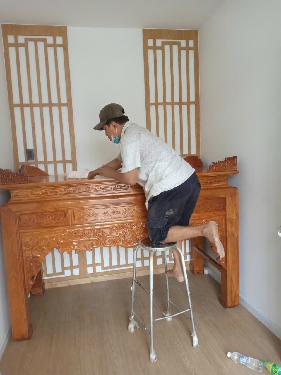 THÁO RÁP BÀN TỦ THỜ BÀN THỜ ÔNG ĐỊA ĐÚNG PHONG THỦY