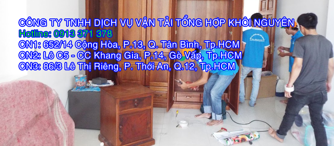 dịch vụ chuyển nhà trọn gói Bình Định